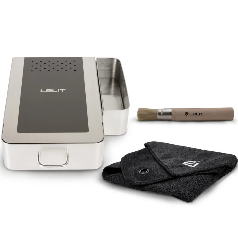 Lelit Knock Box Drawer with Cloth and Brush