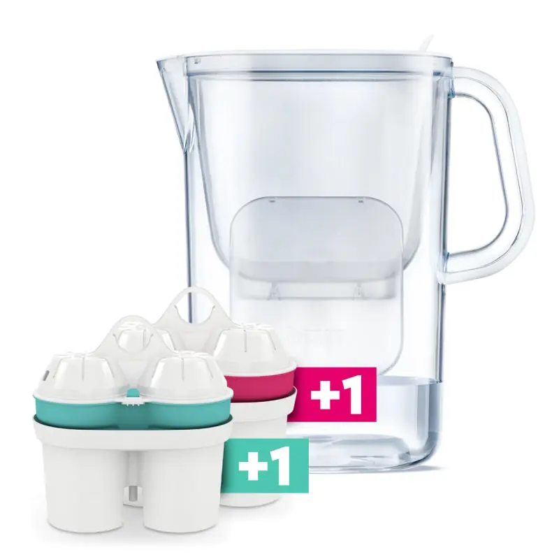 BWT AQUAlizer 2.6 L Pitcher with Illuminated Baselight and Zinc + Magnesium Cartridges