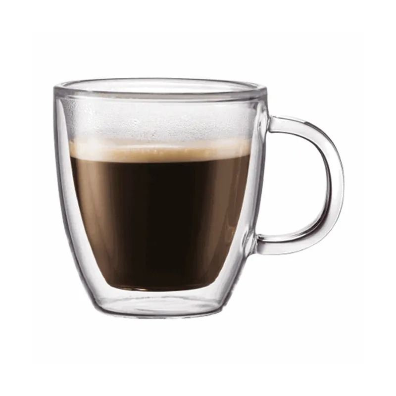 Bodum Bistro 2 Piece 5oz Double Walled Espresso Mug Set