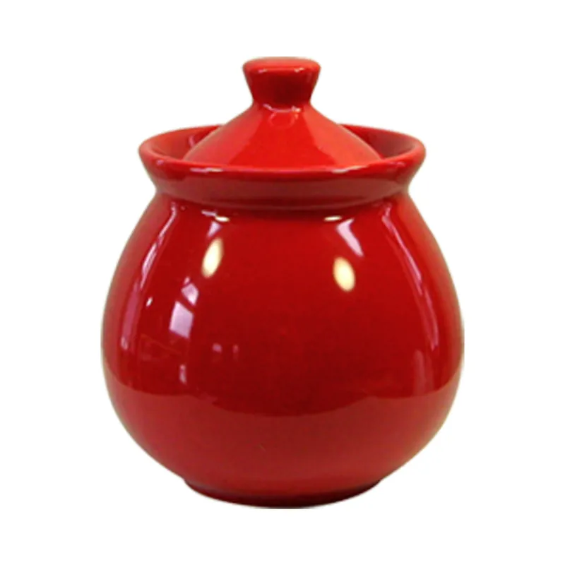Waechtersbach 12oz Sugar Bowl with Lid in Cherry