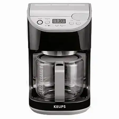 DISCONTINUED - Krups KM4055 Precision 12-Cup Coffeemaker with Glass Carafe