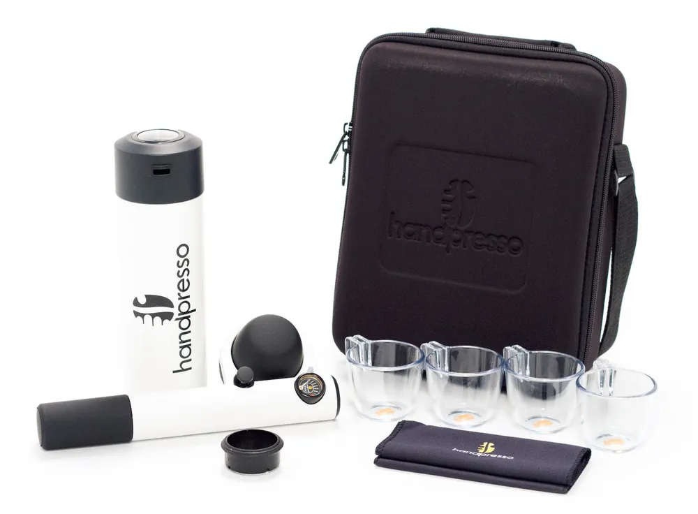 Handpresso Wild Hybrid Outdoor Set in White
