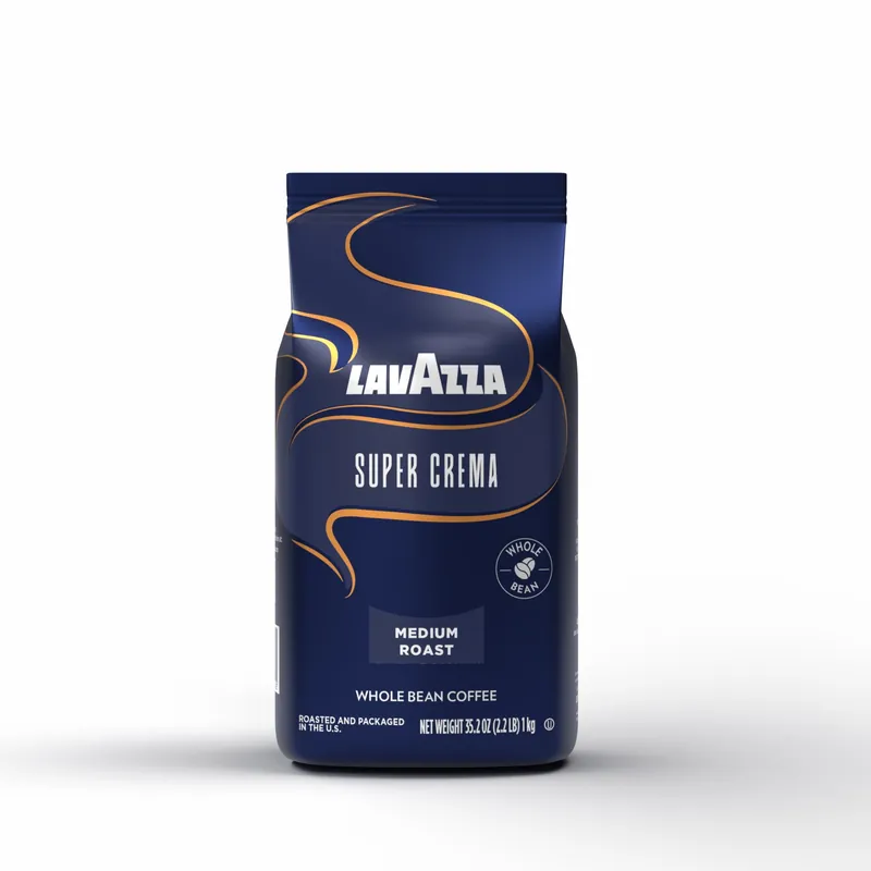 Lavazza Super Crema Whole Bean Espresso Coffee