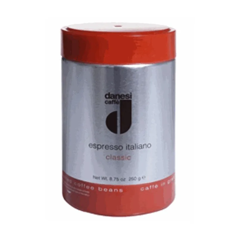Danesi Caffe Espresso Classic Whole Bean Coffee in Tins