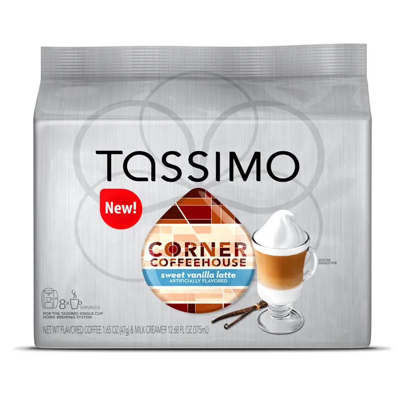 Tassimo T-Disc Corner Coffee House Sweet Vanilla Latte - DISCONTINUED