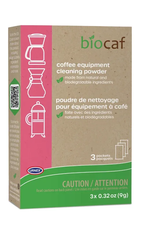 Urnex Biocaf Coffee Equipment Cleaning Powder