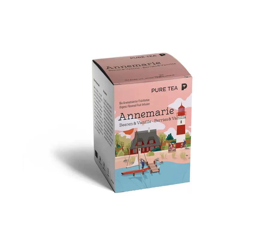 Althaus Pure Tea Annemarie Berries and Vanilla Organic Flavored Fruit Tea