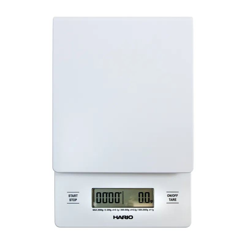 Hario V60 Drip Coffee Scale in White