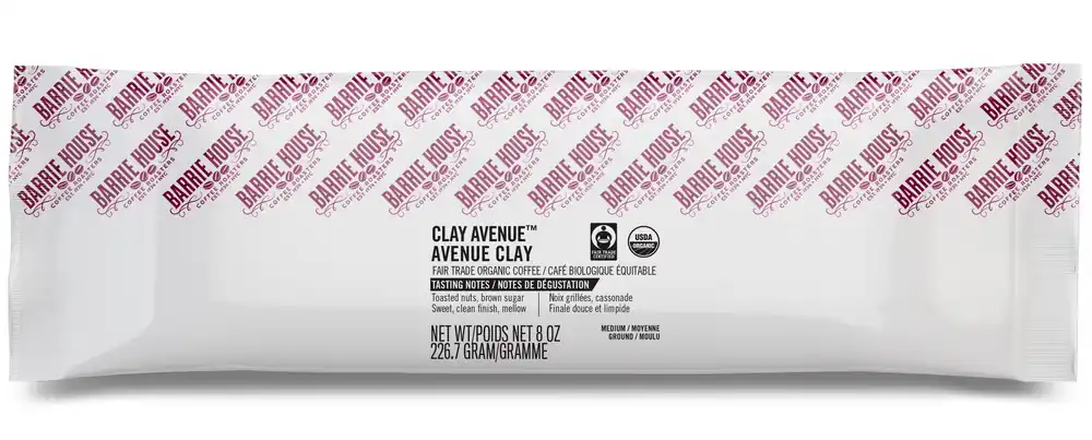 Barrie House Clay Avenue Fair Trade Organic Ground Coffee - 8oz