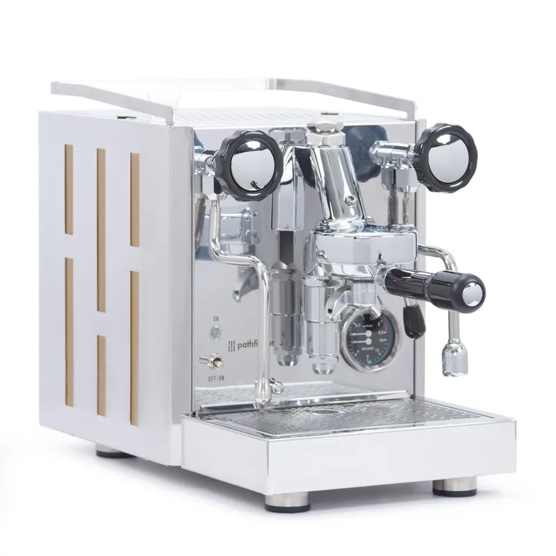 Pathfinder Heat Exchanger Espresso Machine - Gold Panels