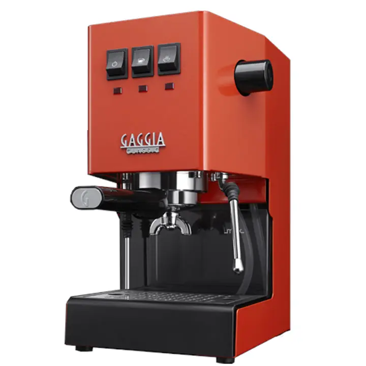 Gaggia Classic Pro Espresso Machine in Lobster Red