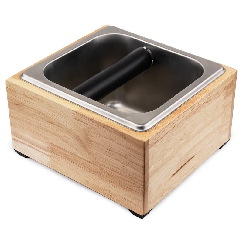 Revolution Basic Wood Knock Box Set with Closed Bottom