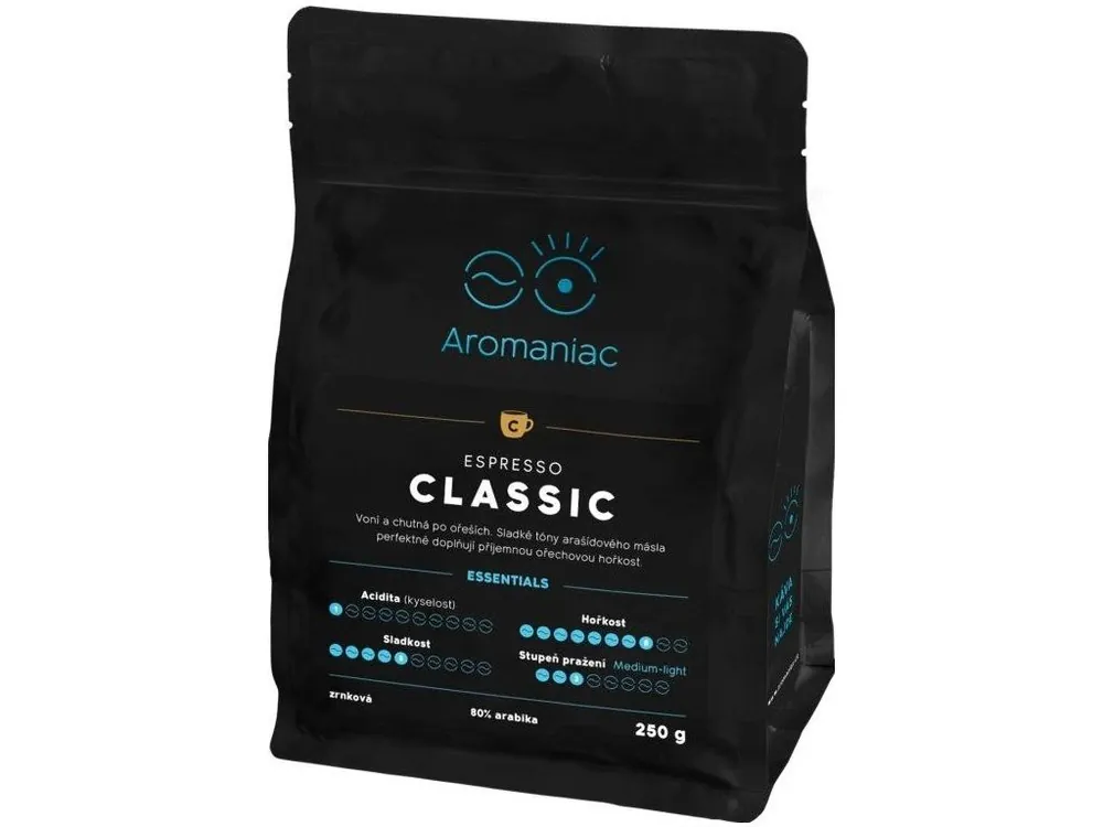 Aromaniac Freshly roasted Coffee Espresso Classic ground 250g