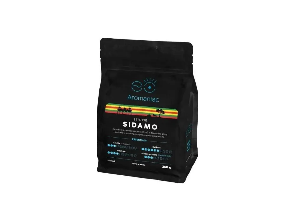 Aromaniac Freshly roasted Coffee Ethiopia Sidamo ground 250g