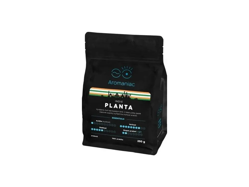 Aromaniac Freshly roasted India Planta ground coffee 250g