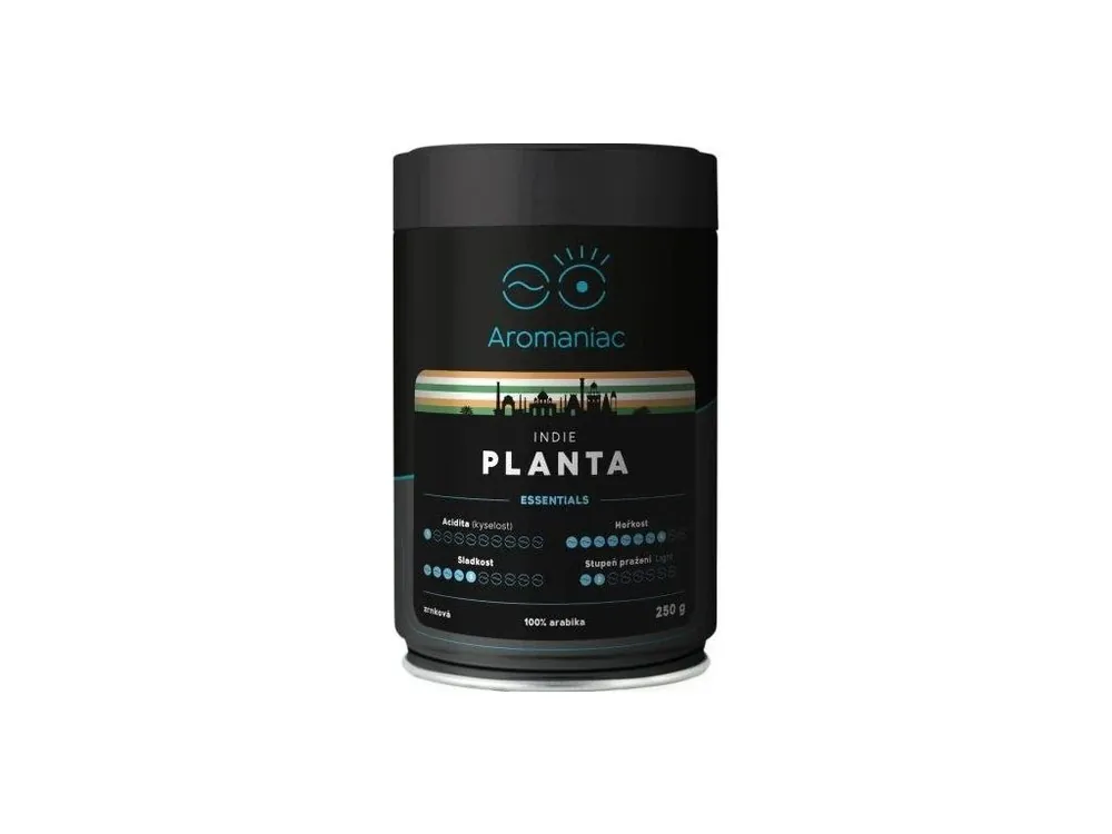 Aromaniac Freshly roasted Coffee India Planta ground Can 250g