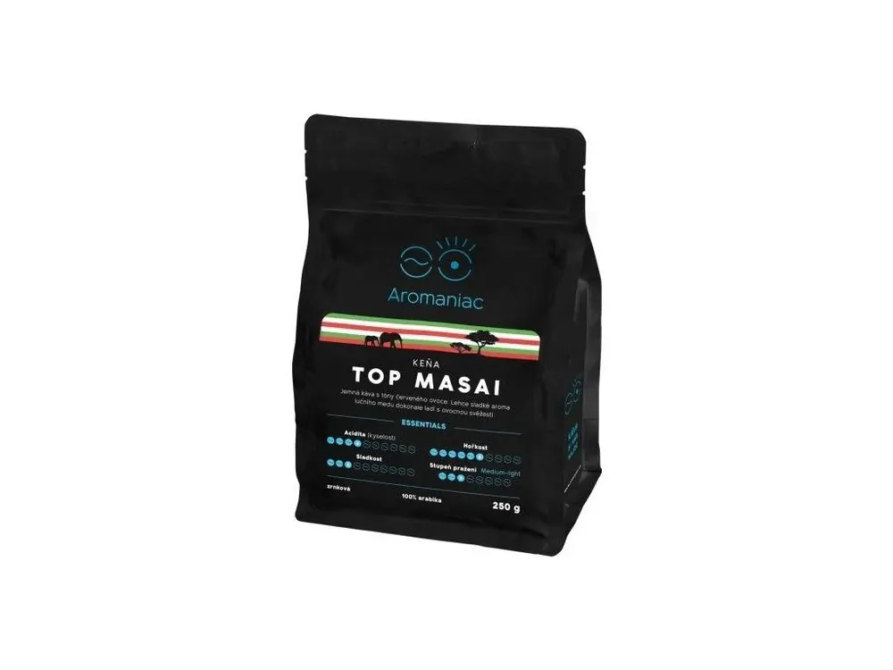 Aromaniac Freshly roasted Coffee Kenya Top Masai beans 250g