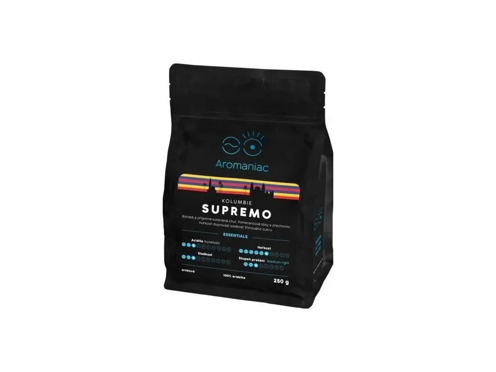 Aromaniac Freshly roasted Coffee Colombia Supremo ground 250g