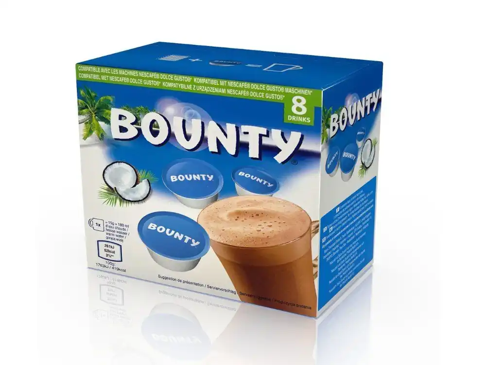 Bounty hot chocolate for Dolce Gusto 8 capsules