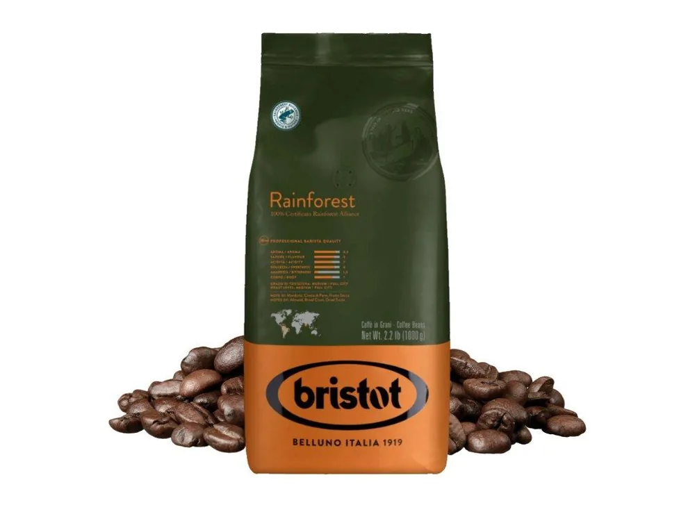 Bristot Rainforest coffee beans 1kg