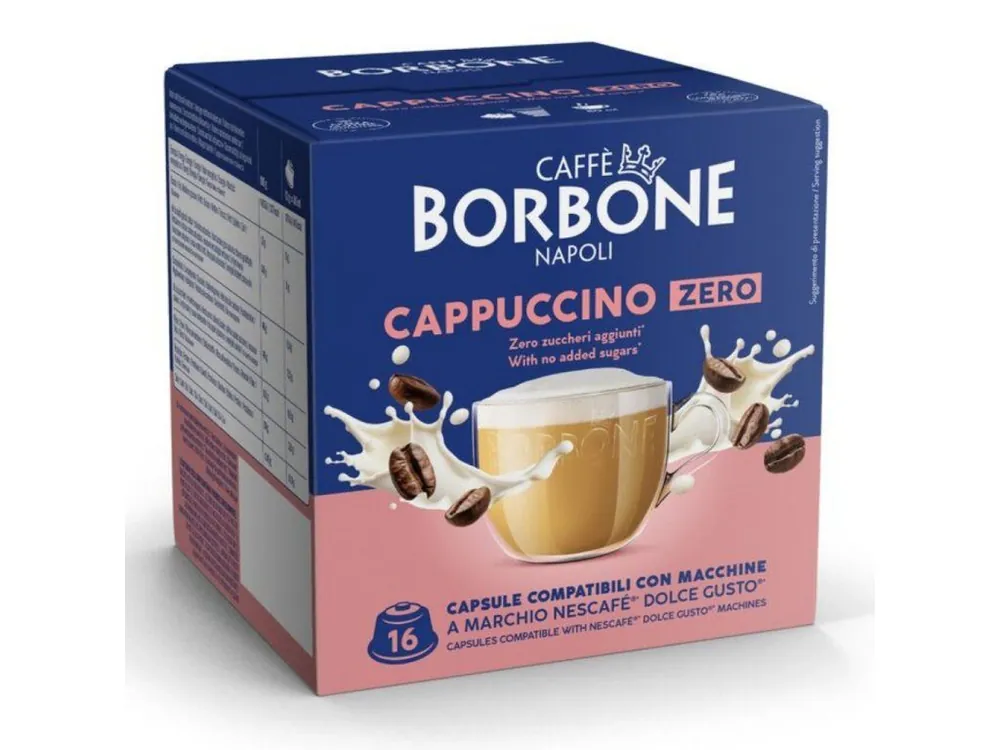 Caffé Borbone Cappuccino ZERO capsules for Dolce Gusto 16 pcs