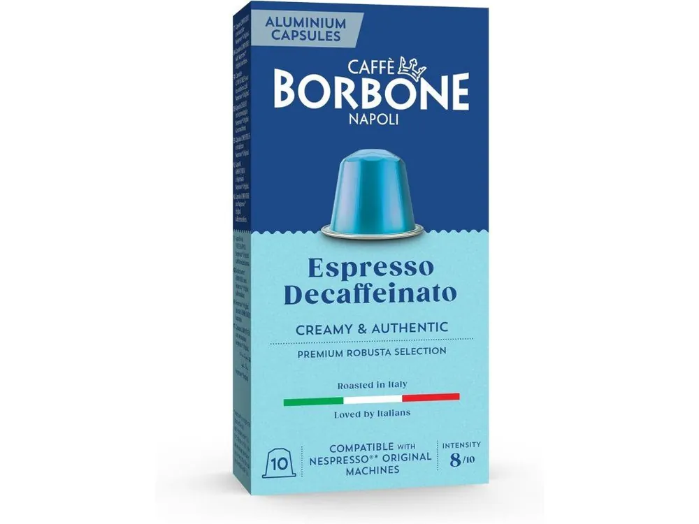 Caffe Borbone Decaffeinato aluminum capsules for Nespresso® 10 pcs