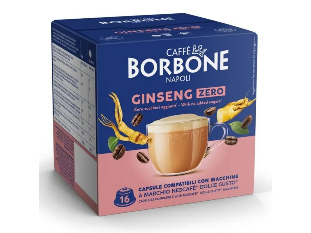 Caffé Borbone Ginseng ZERO capsules for Dolce Gusto 16 pcs