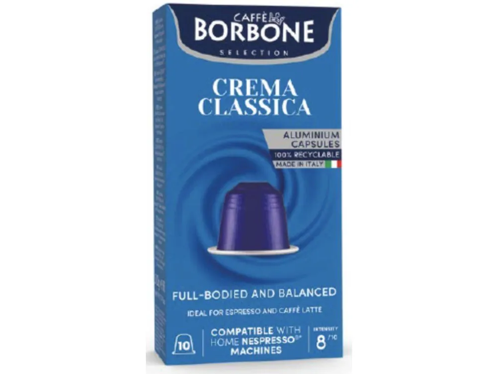 Caffe Borbone Mia CLASSICA aluminum capsules for Nespresso 10 pcs