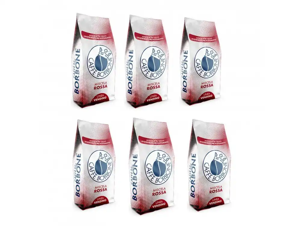 Caffe Borbone Miscela Rossa coffee beans 6x1kg