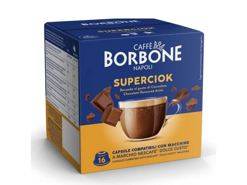 Caffé Borbone Milk Chocolate capsules for Dolce Gusto 16 pcs
