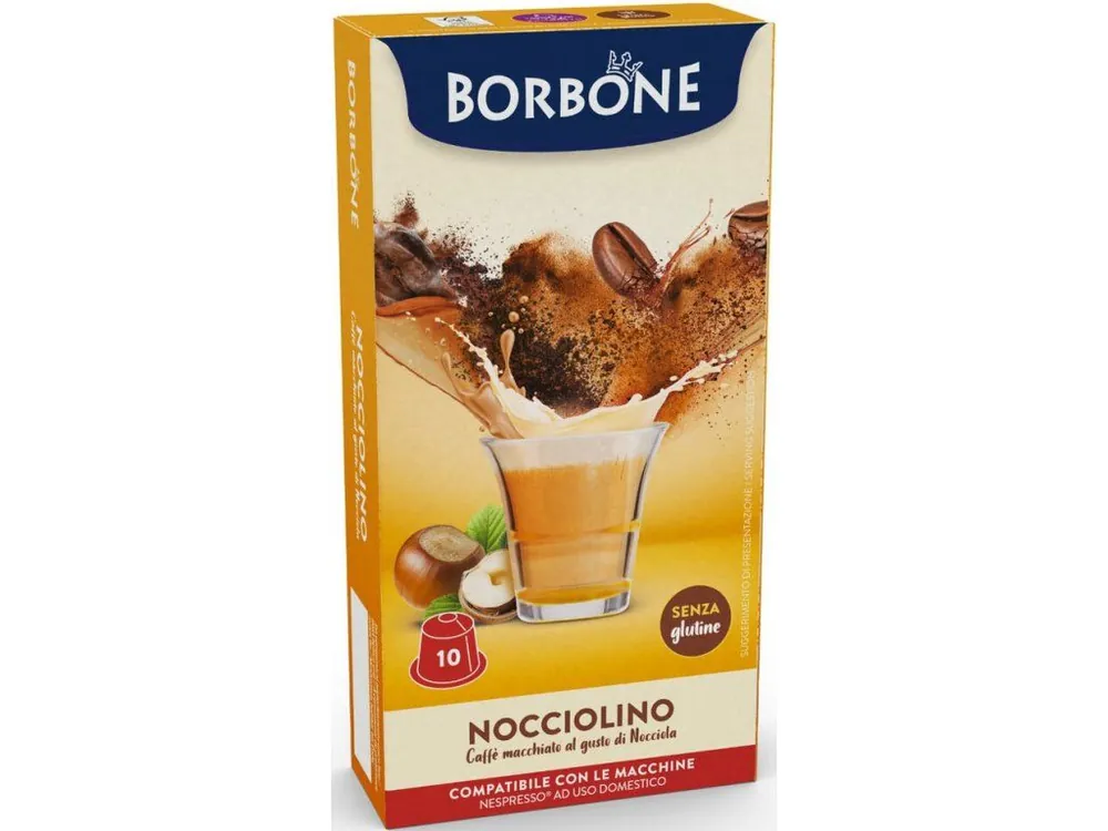 Caffe Borbone Hazelnut Cappuccino capsules for Nespresso® 10 pcs