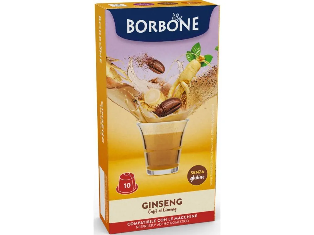 Caffe Borbone Ginseng coffee with milk capsules for Nespresso® 10 pcs