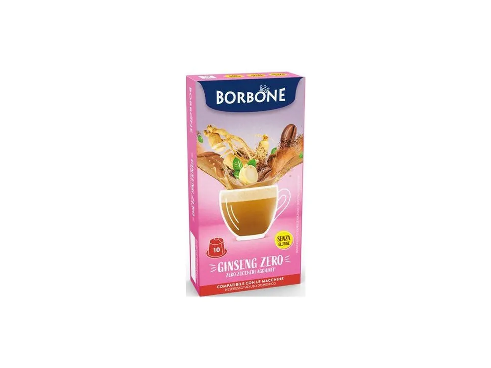 Caffe Borbone Ginseng coffee ZERO capsules for Nespresso® 10 pcs