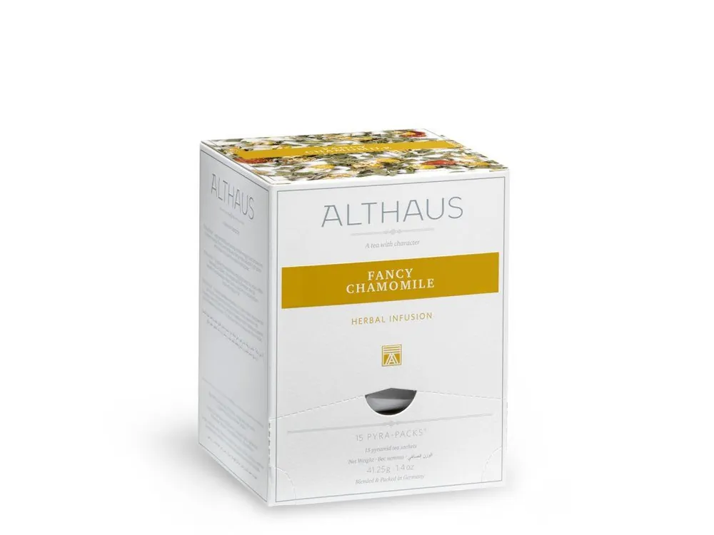Althaus herbal tea - Fancy Chamomile Pyra Pack 15x2.25g