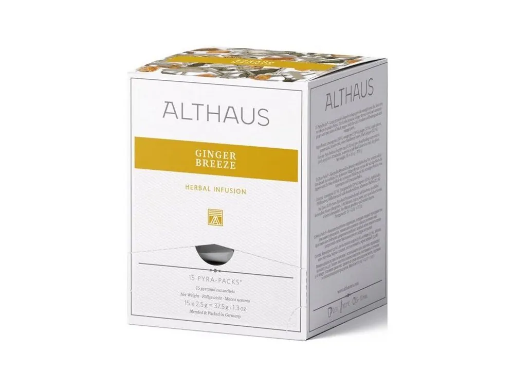 Althaus herbal tea Ginger Breeze Pyra Pack 15x2.5g