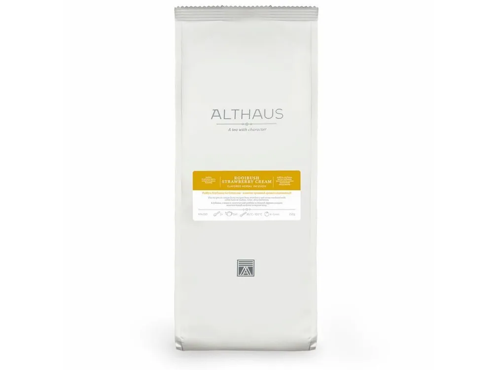 Althaus herbal loose tea - Rooibush Strawberry Cream Loose Tea 250g
