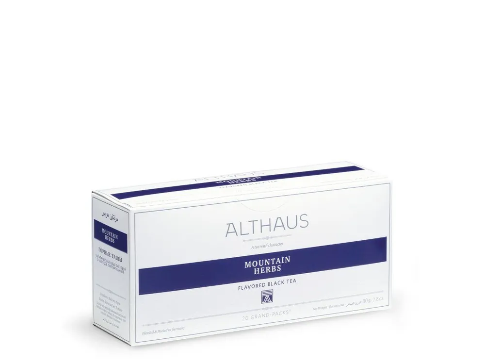 Althaus black tea - Mountain Herbs Grand Pack 60g