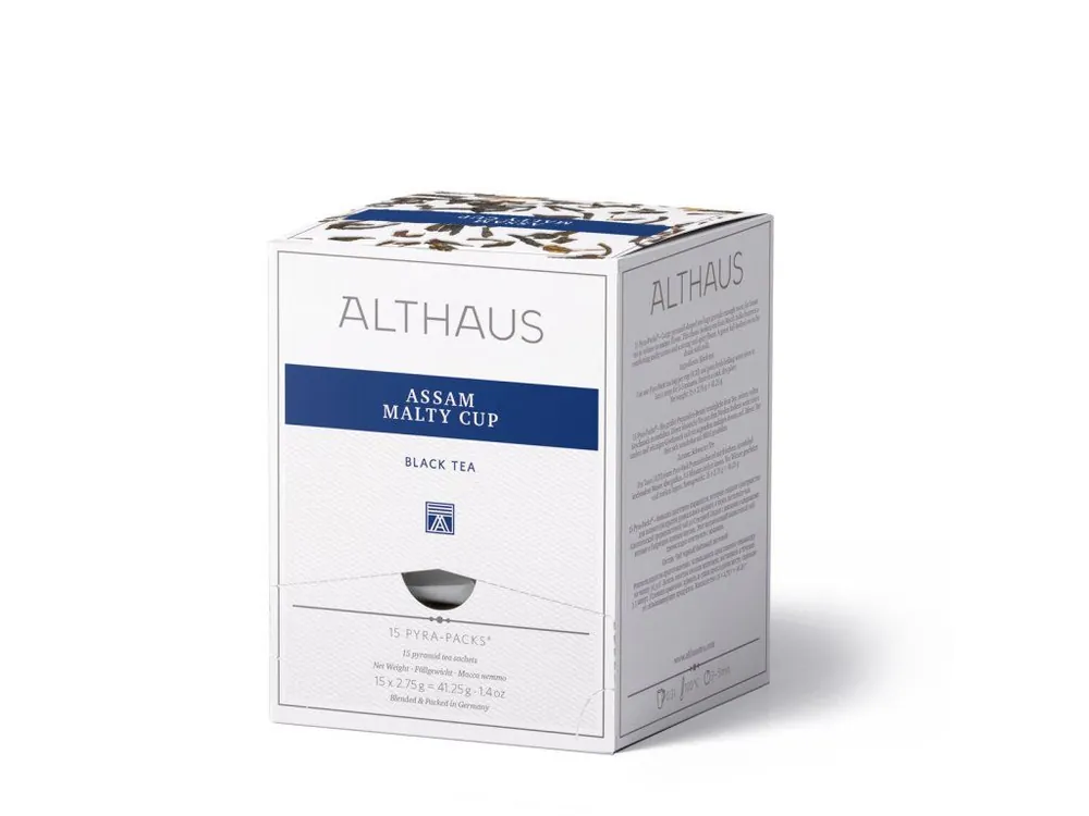 Althaus black tea Assam Malty Cup Pyra Pack 15x2.75g
