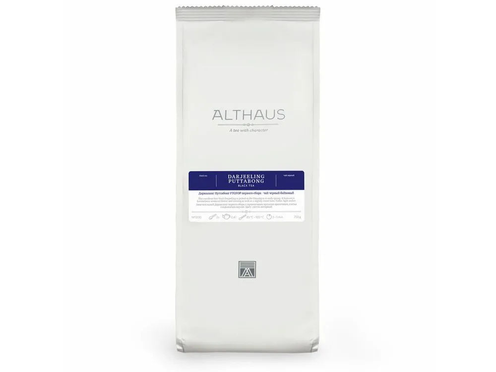 Althaus black loose tea - Darjeeling PUTTABONG Loose Tea 250g