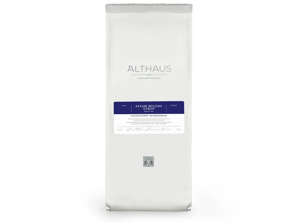 Althaus black loose tea Assam Meleng GFBOP Loose Tea 250g