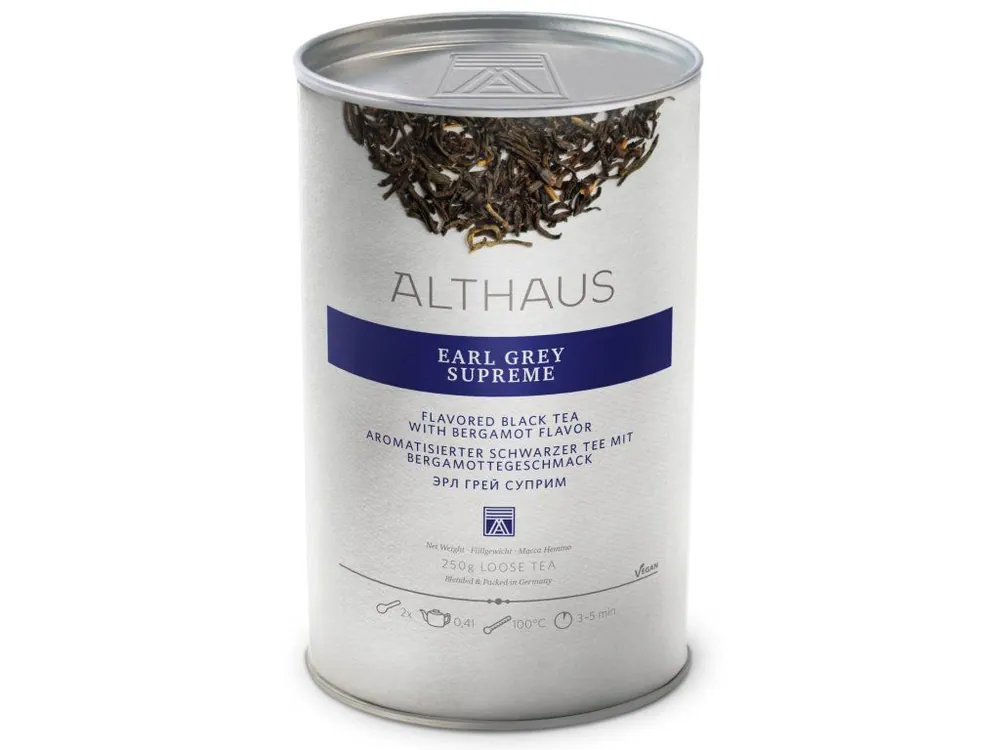 Althaus tea black loose Earl Gray SUPREME Loose Tea 250g