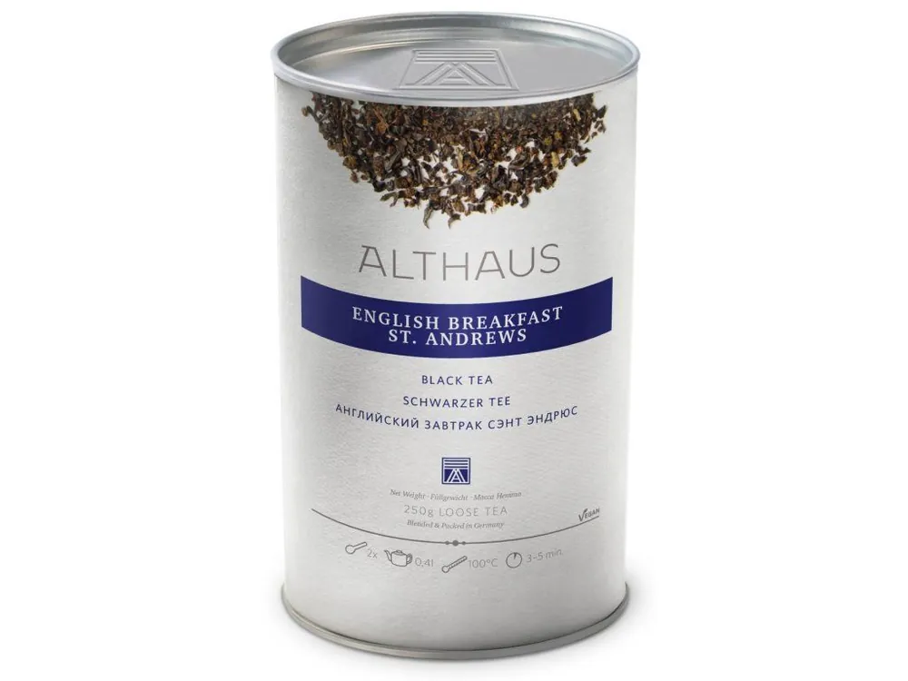 Althaus black loose tea ENGLISH Breakfast St. Andrews Loose Tea 250g