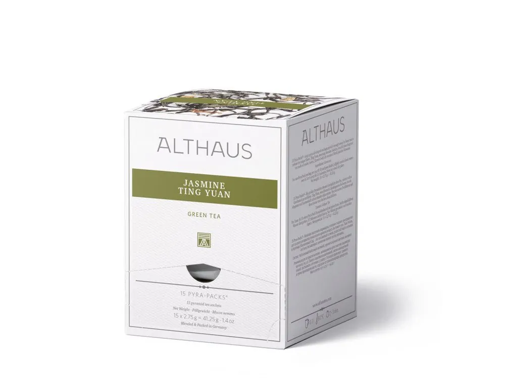 Althaus green tea Jasmine Ting Yuan Pyra Pack 15x2.75g