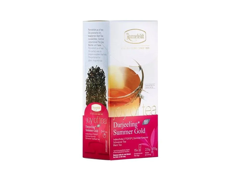 Ronnefeldt Joy of Tea Darjeeling Summer Gold BIO 15 bags