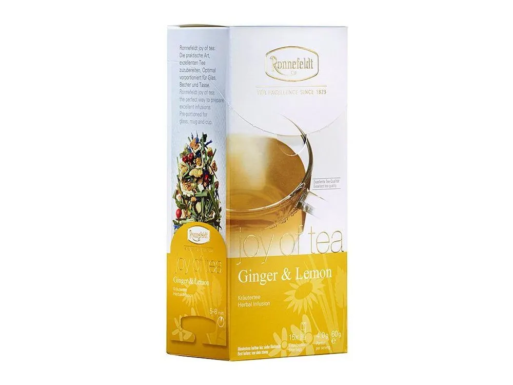 Tea Ronnefeldt Joy of Tea Ginger & Lemon 15 bags
