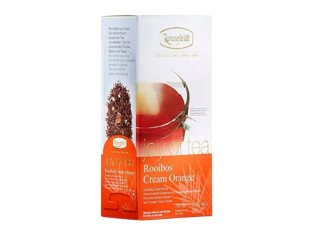 Ronnefeldt Joy of Tea Rooibos Cream Orange 15 bags