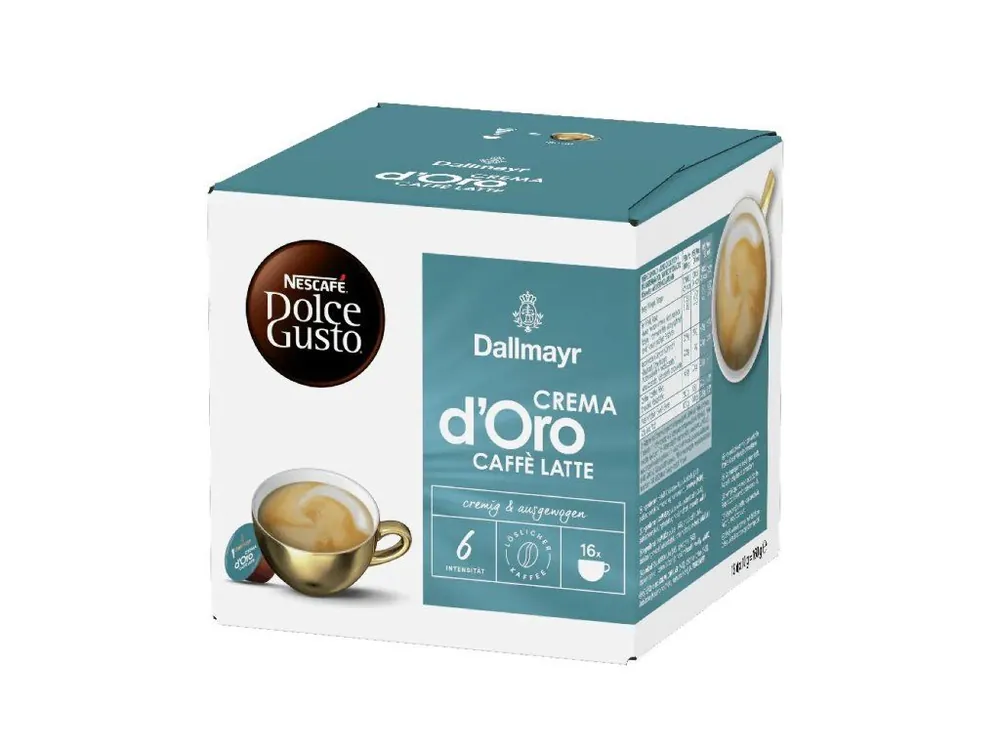 Dallmayr Crema d‘Oro Caffe Latte 16 pcs