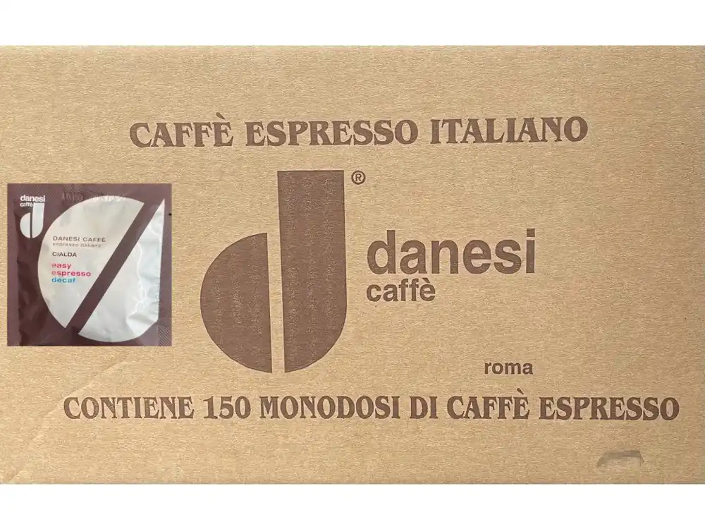 Danesi Caffe Easy Espresso ESE pod Decaffeinated coffee 150 pcs
