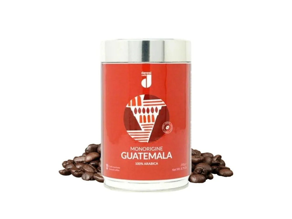 Danesi caffe Guatemala Monorigine coffee beans can 250g