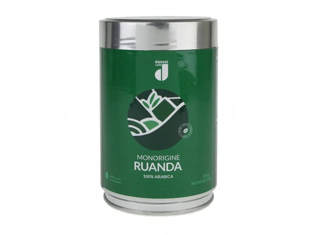 Danesi caffe Ruanda Monorigine 100% Arabica can 250g ground coffee